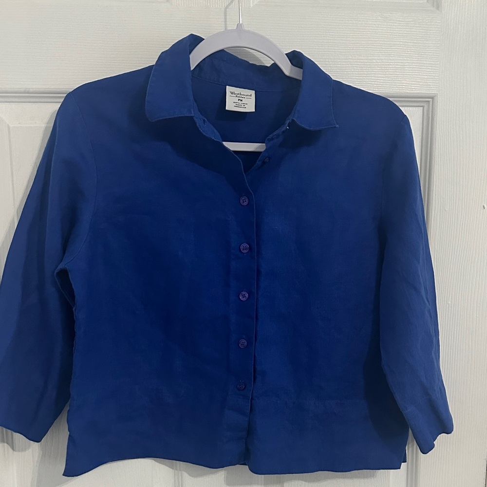 Westbound Royal Blue Women's Sweater